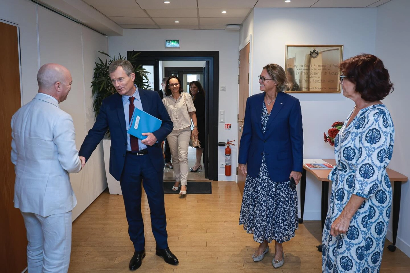 Visite du Ministre d'Etat M. MIRMAND 30.07.25