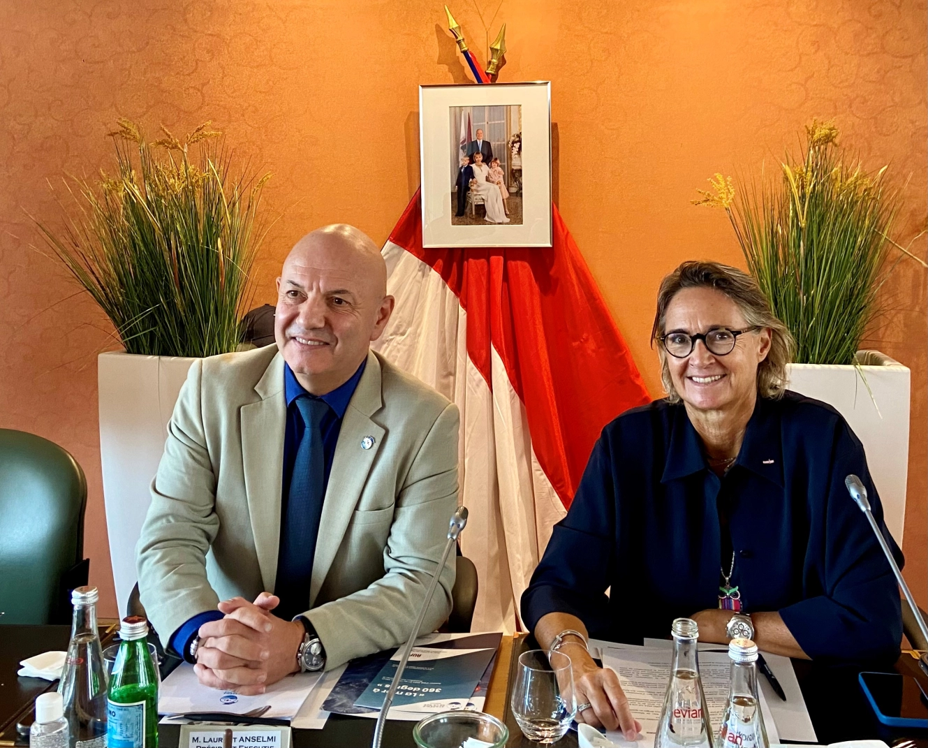 Réception de M. Laurent ANSELMI, Président Exécutif de l'Académie de la Mer²